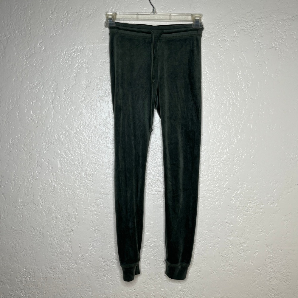 American Eagle Ahh-Mazingly Soft Velour Joggers Olive Green Small